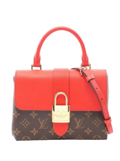 Pre-owned Louis Vuitton 2019 Monogram Locky Bb Satchel In Brown