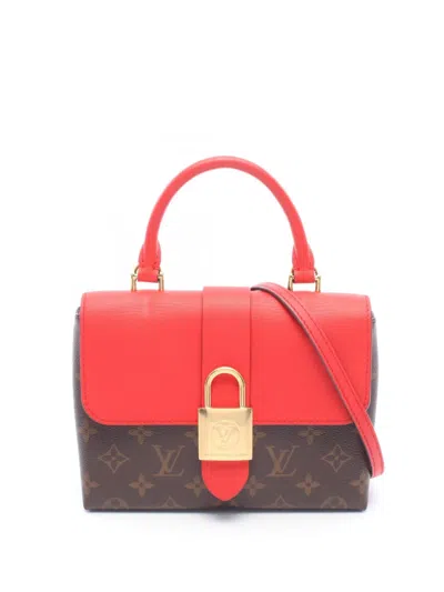Pre-owned Louis Vuitton 2019 Monogram Locky Bb Satchel In Brown