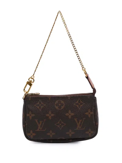 Pre-owned Louis Vuitton 2019 Monogram Mini Pochette Accessoires Handbag