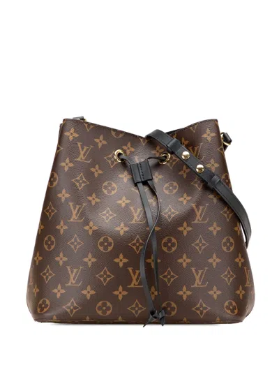 Pre-owned Louis Vuitton 2019 Monogram Neonoe Mm Bucket Bag