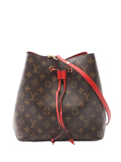 Pre-owned Louis Vuitton 2019 Monogram Neonoe Mm Bucket Bag