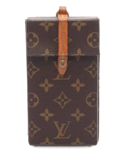 Pre-owned Louis Vuitton 2019 Monogram Phone Case In Brown