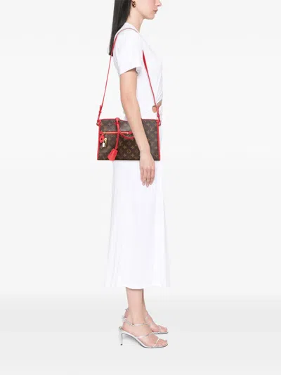 Pre-owned Louis Vuitton 2019 Monogram Popincourt Pm Satchel In Brown