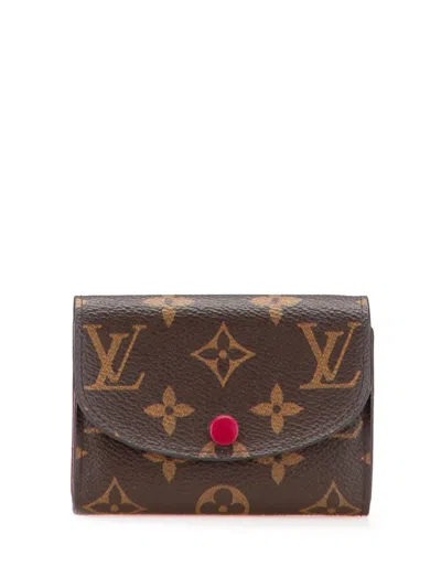 Pre-owned Louis Vuitton 2019 Monogram Rosalie Purse Coin Pouch In Brown