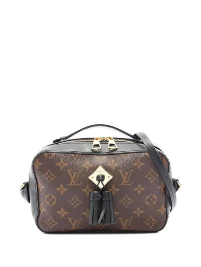 Pre-owned Louis Vuitton 2019 Monogram Saintonge Satchel In Brown