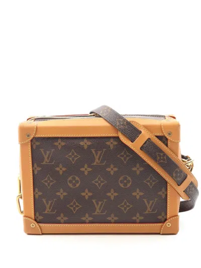 Pre-owned Louis Vuitton 2019 Monogram Soft Trunk Crossbody Bag In Brown