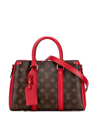 Pre-owned Louis Vuitton 2019 Monogram Soufflot Bb Satchel In Brown