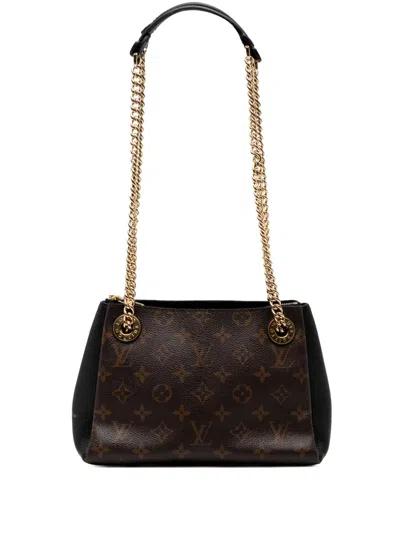 Pre-owned Louis Vuitton 2019 Monogram Surene Bb Shoulder Bag In Black