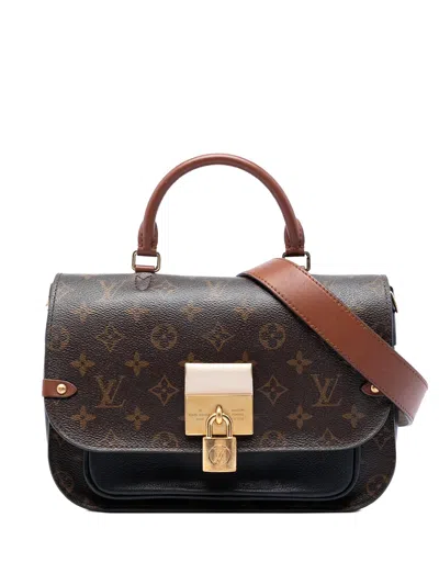 Pre-owned Louis Vuitton 2019 Monogram Vaugirard Satchel In Brown
