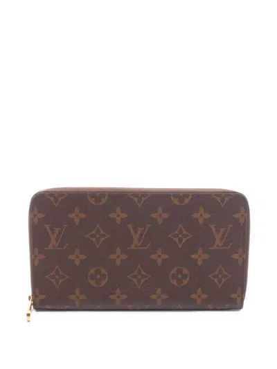 Pre-owned Louis Vuitton 2019 Monogram Zippy Wallet In Brown