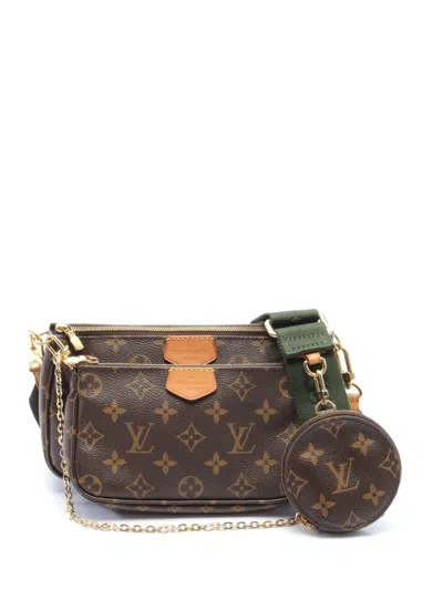 Pre-owned Louis Vuitton 2019 Multi Pochette Accessoires Two-way Bag In Brown