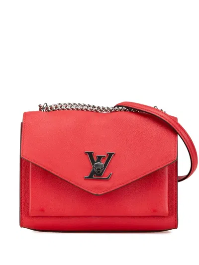 Pre-owned Louis Vuitton 2019 Mylockme Bb Crossbody Bag In Red