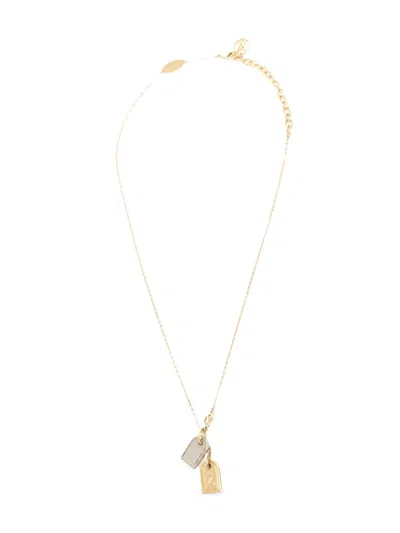 Pre-owned Louis Vuitton 2019 Nanogram Necklace In Gold
