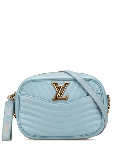 Pre-owned Louis Vuitton 2019 New Wave Camera Bag Crossbody Bag In Blue