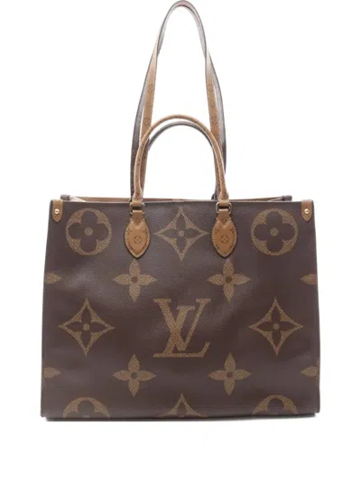 Pre-owned Louis Vuitton 2019 On-the-go Gm Tote Bag In Brown