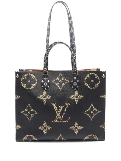 Pre-owned Louis Vuitton 2019 On The Go Tote Bag In Brown