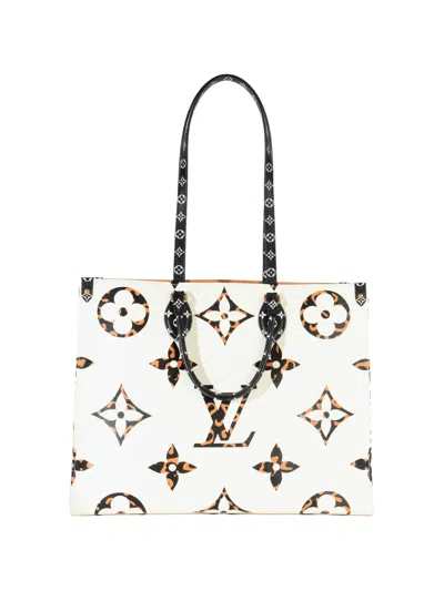 Pre-owned Louis Vuitton 2019 Onthego Tote Bag In White