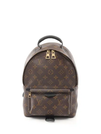 Pre-owned Louis Vuitton 2019 Palm Spring Pm Backpack In Brown