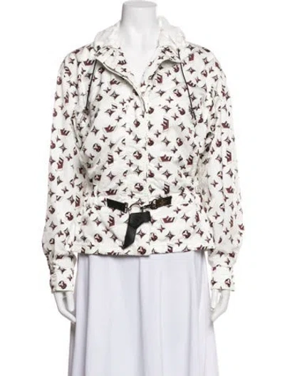 Pre-owned Louis Vuitton 2019 Patterned Jacket In Neutrals