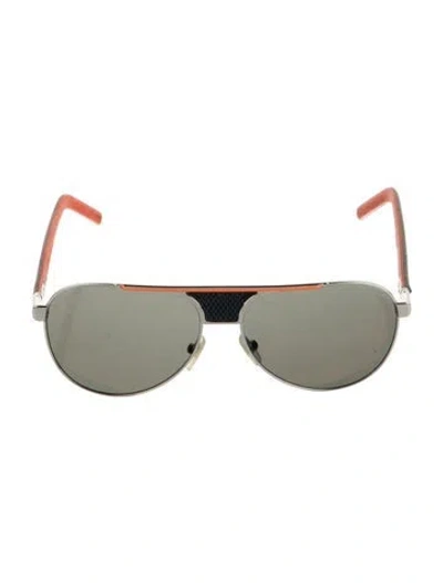 Pre-owned Louis Vuitton 2019 Pilot Sunglasses In Silver