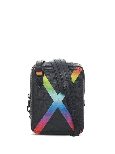 Pre-owned Louis Vuitton 2019  Danube Rainbow Taga Crossbody Bag In Black