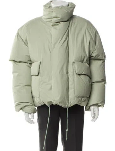 Pre-owned Louis Vuitton 2019 Puffer Coat In Green