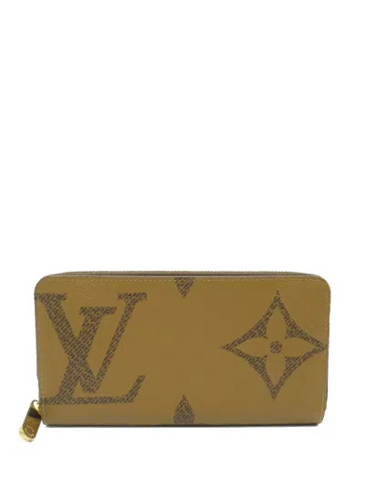 Pre-owned Louis Vuitton 2019 Round Long Wallet In Brown