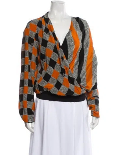 Pre-owned Louis Vuitton 2019 Silk Blouse In Multi