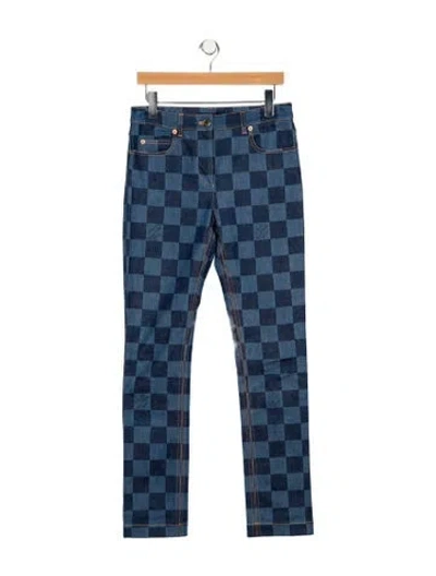 Pre-owned Louis Vuitton 2019 Skinny Leg Jeans In Blue