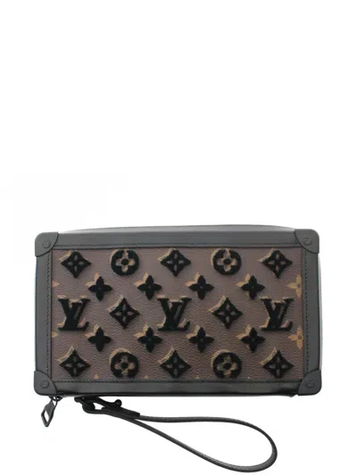 Pre-owned Louis Vuitton 2019 Soft Trunk Clutch Bag In 褐色
