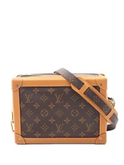 Pre-owned Louis Vuitton 2019 Soft Trunk Shoulder Bag In Brown