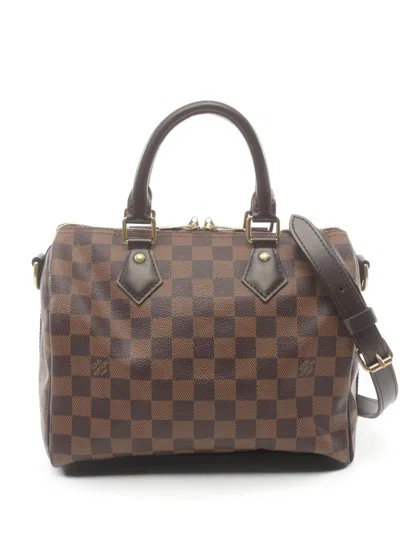 Pre-owned Louis Vuitton 2019 Speedy Bandouliere 25 Tote Bag In Brown