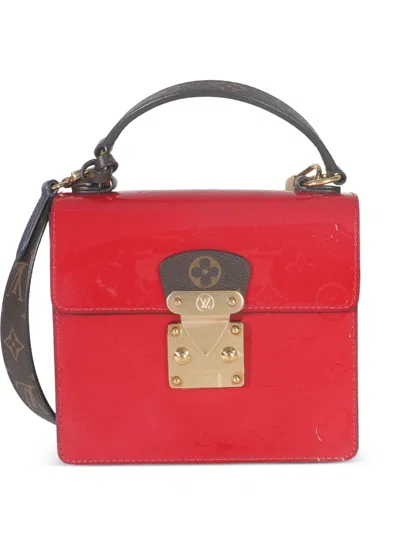 Louis Vuitton 2019 Spring Street Monogram Vernis Tote Bag In Red