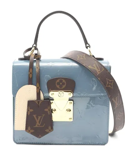 Pre-owned Louis Vuitton 2019 Spring Street Pm Monogram Handbag In Blue