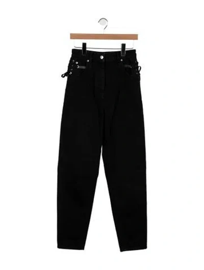 Pre-owned Louis Vuitton 2019 Straight Leg Jeans In Black