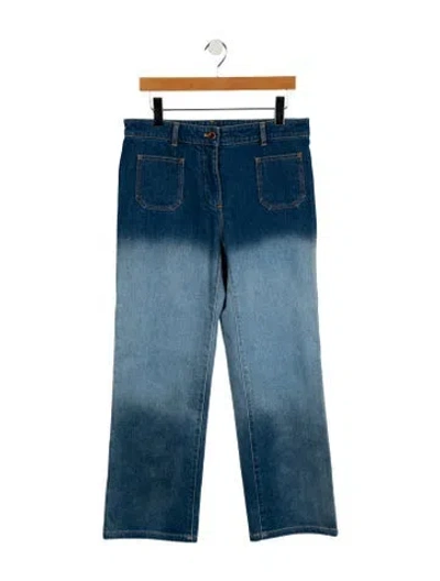 Pre-owned Louis Vuitton 2019 Straight Leg Jeans In Blue