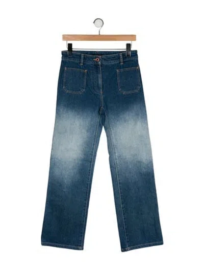 Pre-owned Louis Vuitton 2019 Straight Leg Jeans In Blue