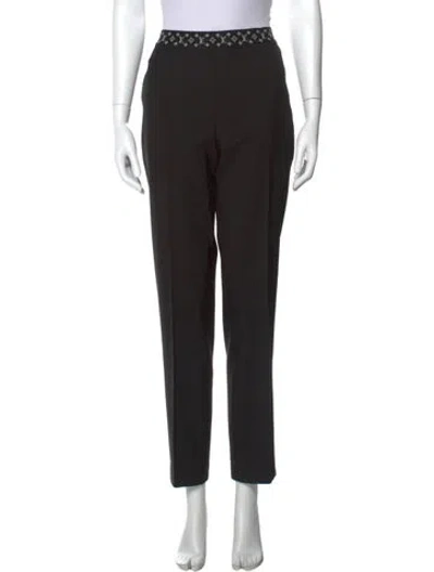 Pre-owned Louis Vuitton 2019 Straight Leg Pants In Black