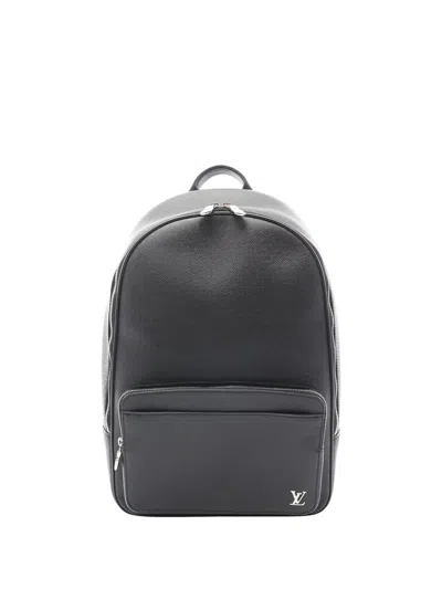 Pre-owned Louis Vuitton 2019 Taiga Alex Backpack In Black