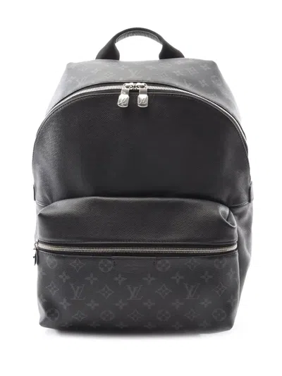 Pre-owned Louis Vuitton 2019 Taigarama Eclipse Discovery Backpack In Black