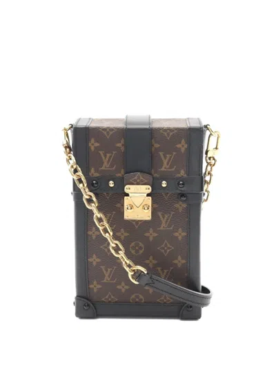 Pre-owned Louis Vuitton 2019 Trunk Vertical Handbag In Brown