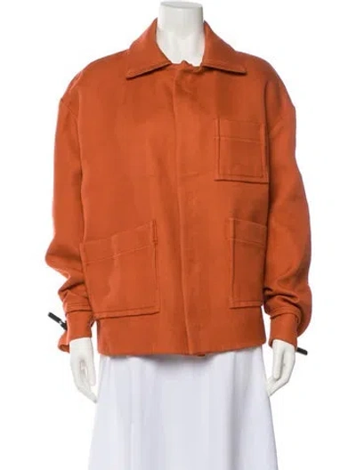 Pre-owned Louis Vuitton 2019 Utility Jacket In Orange
