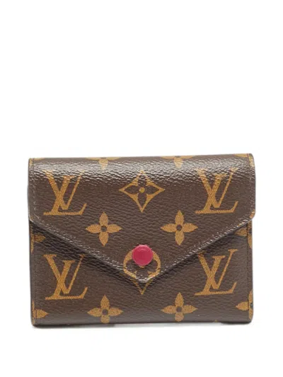 Pre-owned Louis Vuitton 2019 Victorine Wallet In Brown