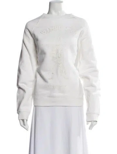 Pre-owned Louis Vuitton 2019 Visit oz Sweatshirt In White