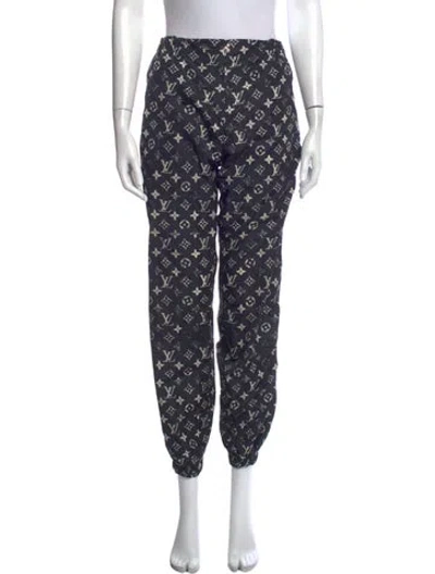Pre-owned Louis Vuitton 2019 Wide Leg Pants In Black