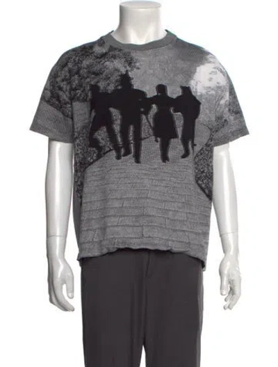 Pre-owned Louis Vuitton 2019 'wizard Of Oz' T-shirt In Gray