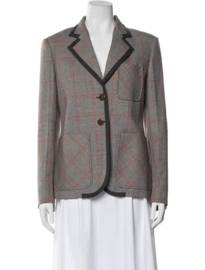 Pre-owned Louis Vuitton 2019 Wool Blazer W/ Tags In Gray