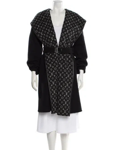 Pre-owned Louis Vuitton 2019 Wool Coat In Black