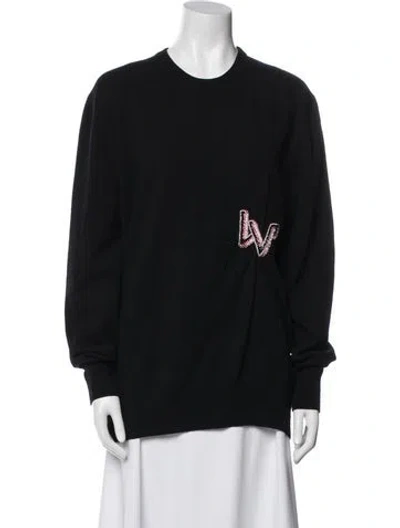 Pre-owned Louis Vuitton 2019 Wool Sweater In Black
