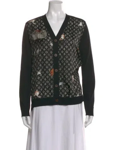 Pre-owned Louis Vuitton 2019 X Grace Coddington Sweater In Black
